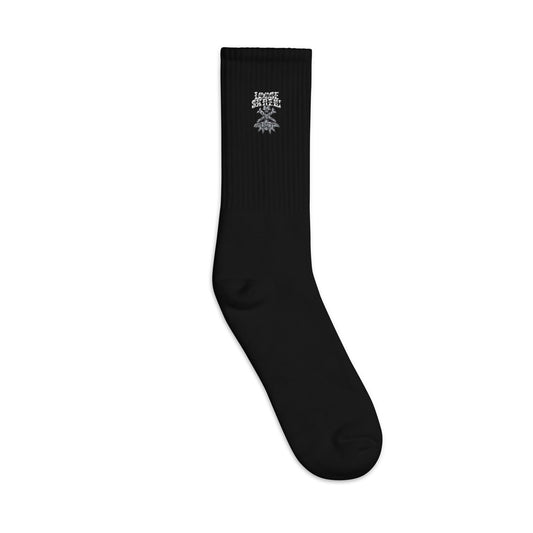 Loose Skrew Embroidered Socks